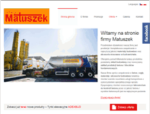 Tablet Screenshot of matuszek-beton.pl